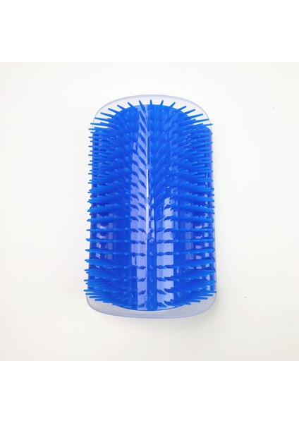 Mavi 13CMX8.5CMX3.5CM Kediler Fırça Köşe Scratcher Sürtünme Kedi Masajı Kendini Damat Catnip ile Evcil Hayvan Saç Çıkarıcı Fırça Kedi Köpek Bakım Tarağı Evcil Hayvan Kaynağı (Yurt Dışından)
