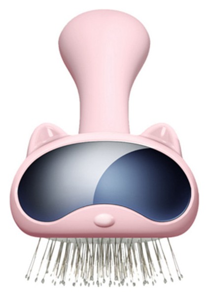 Pembe Bir Boyut Uzay Kesici Kediler Için Pet Bakım Taraklar Fırça Tarak Kedi Hackle Pet Deshedding Fırça Taraklar Hayvan Köpek Pet Saç Tarak Araçları Için (Yurt Dışından)