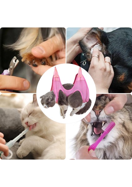 Stil 4 73X53 cm Kedi Bakım Hamak Evcil Hayvan Tırnak Kesme ve Kurutma Saç Anti Çizilme Bite Hamak Güzellik Kısıtlama Çantası Pet Kedi Köpek Aksesuarları (Yurt Dışından) indirimleri