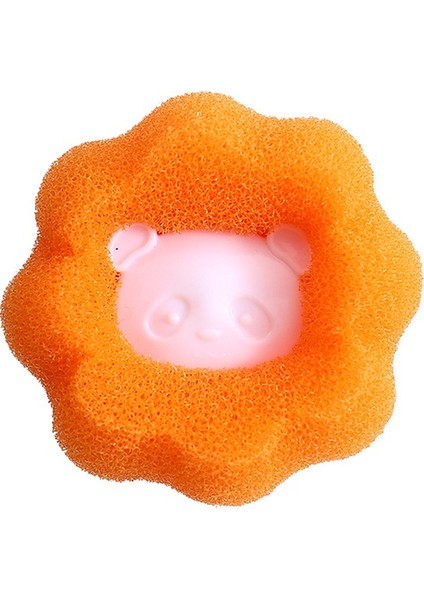 Ince Örgü Turuncu 3 Adet Pet Saç Çıkarıcı Yeniden Kullanılabilir Top Yün Yapışkanlı Kedi Kürk Çıkarıcı Evcil Hayvan Tüyü Yakalayıcı Temizleme Araçları Çamr Makinesi Filtresi (Yurt Dışından)