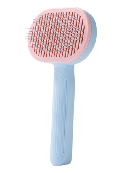 Mavi Pembe Pet Saç Tarağı Kedi Köpek Bakım Özel Tarak Epilasyon Fırçası Yüzen Kedi Köpek Saç Temizleyici Saç Fırçası Iğne Tarak (Yurt Dışından)