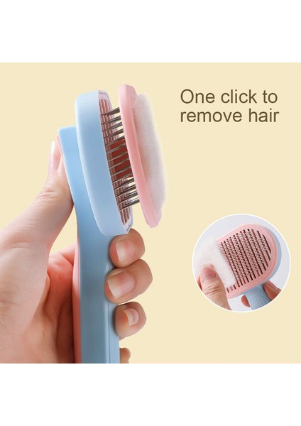 Mavi Pembe Pet Saç Tarağı Kedi Köpek Bakım Özel Tarak Epilasyon Fırçası Yüzen Kedi Köpek Saç Temizleyici Saç Fırçası Iğne Tarak (Yurt Dışından) modelleri