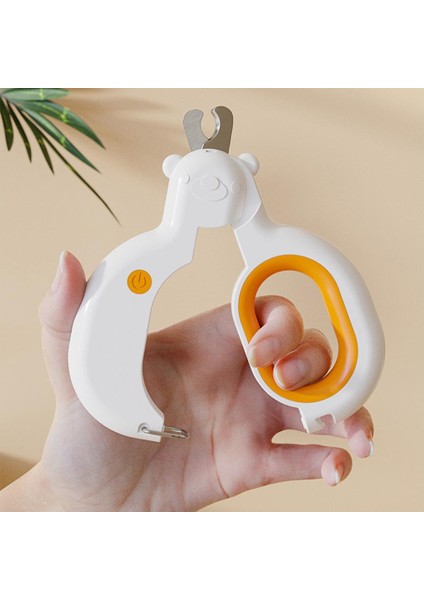 Roket Turuncu Profesyonel Evcil Hayvan Tırnak Makası Seti Dosya Pençe Bakım Makası ile LED Işık Küçük Köpekler Kediler Için (Yurt Dışından) modelleri