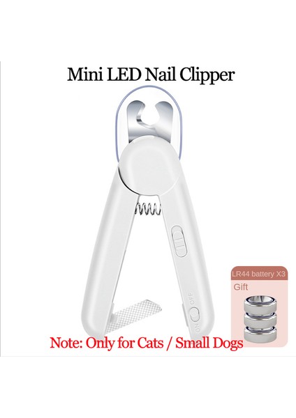 Mini Kesici Beyaz Laıka LED Evcil Hayvan Tırnak Makası Profesyonel Kediler Pençe Kan Hattı Makas Köpek Tırnak Giyotin Bakım Kesici Hayvanlar Için Evcil Hayvan Kaynağı (Yurt Dışından)