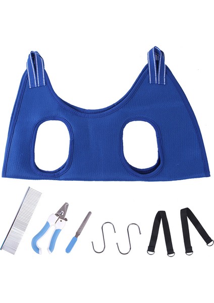 Hamak Mavi M Evcil Hayvan Hamağı, Tırnak Kesmek Ve Saçları Kurutmak Için Uygundur Ev Kedi Ve Köpek Aksesuarları Evcil Hayvan Mağazası Budama Seti Tarak Tırnak Makası (Yurt Dışından) modelleri