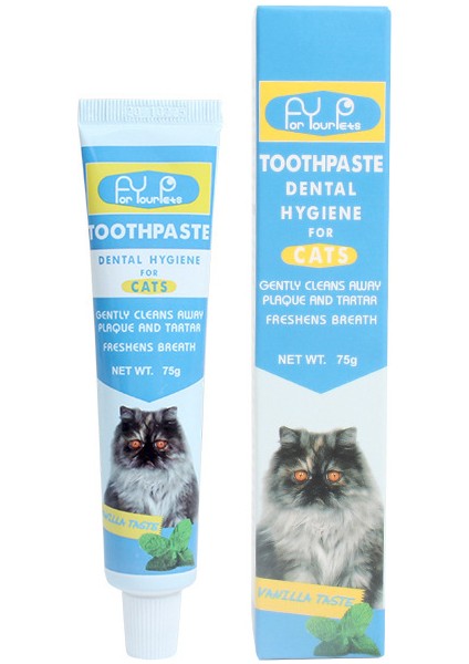 Mavi 3 Pcs Kedi Diş Fırçası Enzimatik Diş Macunu Seti, Diş Temizleme Taze Nefes Kiti Diş Bakımı Kılavuzu, Köpek Plak Temizleme Kiti, Veteriner Formüle Edilmiş (Yurt Dışından)