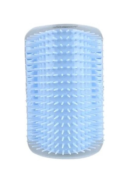 Gök Mavisi Kedi Kendini Damat Duvar Fırçası Köşe Kedi Masajı Kendini Damat Tarak Fırça Catnip ile Gıdıklama Tarak ile Kedi Ovuyor (Yurt Dışından)