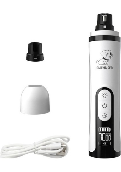 1 Takım Elektrikli Evcil Hayvan Tırnak Törpüsü Led Işık Kedi Köpekler Tırnak Makası Usb Şarj Edilebilir Pençeleri Tırnak Kesici Bakım Giyotin Evcil Hayvan Malzemeleri (Yurt Dışından)
