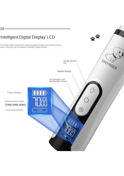 1 Takım Elektrikli Evcil Hayvan Tırnak Törpüsü Led Işık Kedi Köpekler Tırnak Makası Usb Şarj Edilebilir Pençeleri Tırnak Kesici Bakım Giyotin Evcil Hayvan Malzemeleri (Yurt Dışından) fiyatları