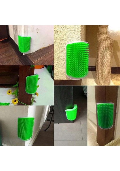 Gök Mavisi Kedi Kendini Damat Duvar Fırçası Köşe Kedi Masajı Kendini Damat Tarak Fırça Catnip ile Gıdıklama Tarak ile Kedi Ovuyor (Yurt Dışından) modelleri