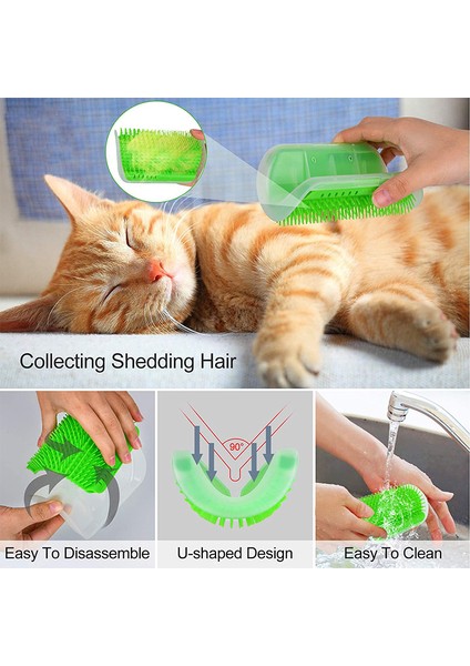 Kombinasyon 3 3 Adet Kedi Öz Damat Kedi Nipiyle Duvar Köşe Masaj Tarak Fırça Yüz Gıdıklama Ürünü Ovalar Evcil Hayvan Bakım Kaynağı Sürtünme Oyuncakları (Yurt Dışından) modelleri