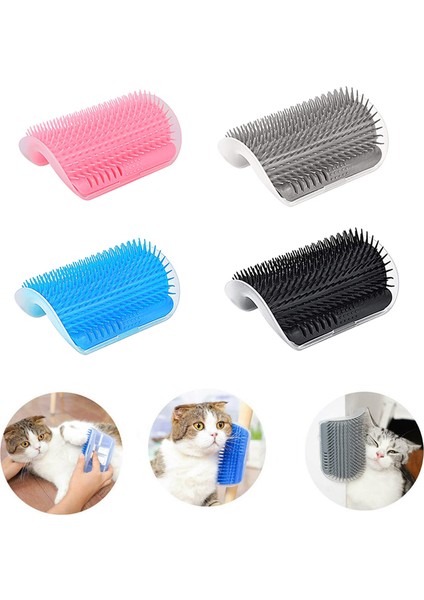 Kombinasyon 3 3 Adet Kedi Öz Damat Kedi Nipiyle Duvar Köşe Masaj Tarak Fırça Yüz Gıdıklama Ürünü Ovalar Evcil Hayvan Bakım Kaynağı Sürtünme Oyuncakları (Yurt Dışından) indirimleri