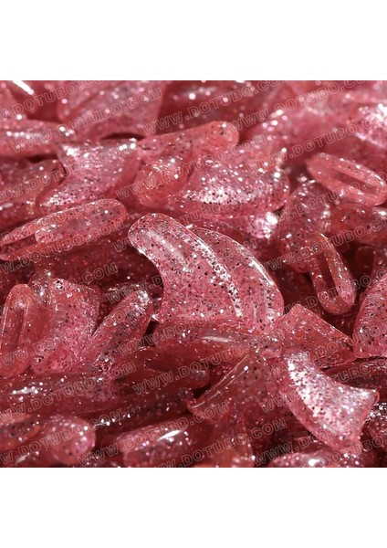 Pembe Parıltı Xs 20 Adet/Grup Yumuşak Kedi Silikon Tırnak Kapakları Yumuşak Kedi Paw Evcil Hayvan Tırnak Koruyucusu Yapışkanlı Tutkal Ve Aplikatör Boyutu Xs S M L (Yurt Dışından)