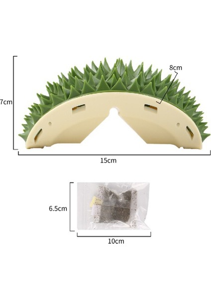 Sarı Kedi Masaj Fırçası Tarak Durian Şekli Tırmalama Duvar Köşe Fırça Araçları Pet Kediler Saç Çıkarıcı Fırça Temizleyici Bakım Malzemeleri (Yurt Dışından) modelleri