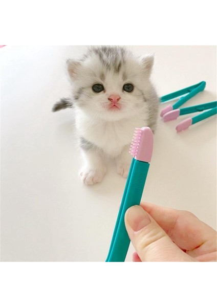 Mavi Toz Pet Göz Tarak Fırça Pet Gözyaşı Leke Çıkarıcı Tarak Kediler Için Temizleme Bakım Fırçası Esnek Silikon Yumuşak Kıllar Pet Malzemeleri (Yurt Dışından) fırsatları