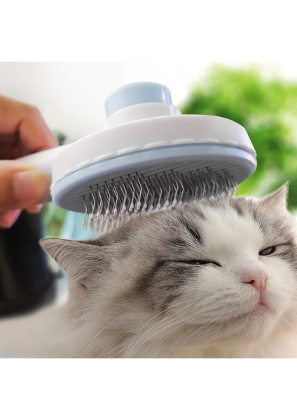 Gri 20X7.5 cm 1 Adet Pet Kedi Fırça Köpek Tarak Kendi Kendini Temizleyen Slicker Fırça Kedi Köpek Saç Karışık Pet Saç Masaj Tarak Kediler Aksesuarları Kaldırır (Yurt Dışından) fiyatları