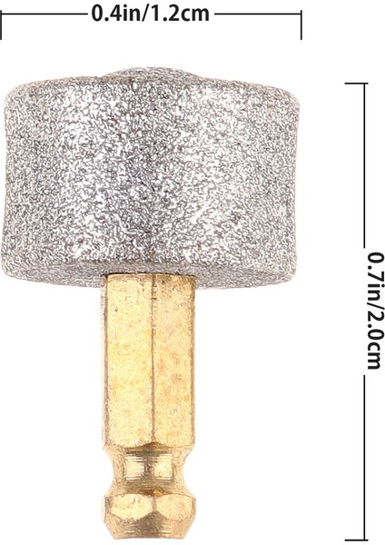 Yükseltilmiş 2x1.2x1.2 cm Tırnak Köpek Öğütücü Pet Kafa Taşlama Köpekler Giyotin Parlatıcı Matkap Elektrikli Yedek Kafa Aksesuarları Bakım Paws Dosya Uçları (Yurt Dışından) modelleri