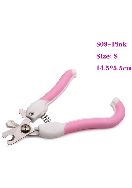 Pembe Profesyonel Evcil Hayvan Tırnak Makası Çelik Köpek Kedi Tırnak Giyotin Emek Tasarrufu Sağlayan Tırnak Makası Uygun Köpek Bakım Malzemeleri (Yurt Dışından)