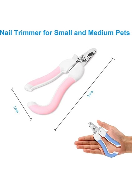 Pembe Profesyonel Evcil Hayvan Tırnak Makası Çelik Köpek Kedi Tırnak Giyotin Emek Tasarrufu Sağlayan Tırnak Makası Uygun Köpek Bakım Malzemeleri (Yurt Dışından) modelleri