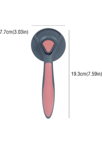 Pembe Temizlik Kedi Plastik Soluk Tarak Köpekler Saç Çıkarıcı Fırça Taşınabilir Bakım Malzemeleri Pet Açık Düğüm Kürk Masaj Köpek Aksesuarları (Yurt Dışından)