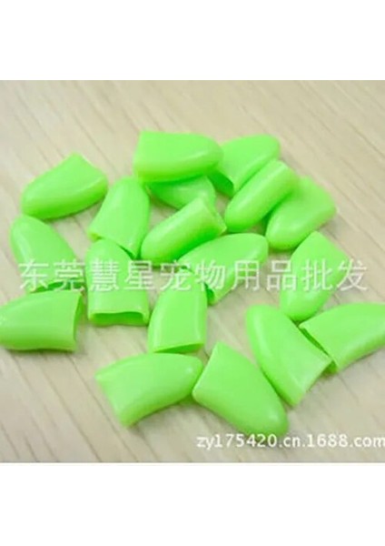 Yeşil L Renkli Yumuşak Kauçuk 20 Adet/paket Köpekler Kediler Yavru Pençe Kontrol Pençeleri Bakım Malzemeleri Tırnak Kapakları Çocukları Zarardan Korumak Için Kapak (Yurt Dışından) fiyatları