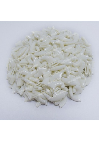 Beyaz M 20 Adet Çizilmez Silikon Yumuşak Kedi Tırnak Kapakları / Kedi Pençe Pençesi / Evcil Hayvan Tırnak su / Tutkal ve Aplikatör ile Kedi Tırnak Kapağı (Yurt Dışından)