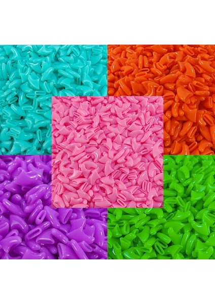 Beyaz M 20 Adet Çizilmez Silikon Yumuşak Kedi Tırnak Kapakları / Kedi Pençe Pençesi / Evcil Hayvan Tırnak su / Tutkal ve Aplikatör ile Kedi Tırnak Kapağı (Yurt Dışından) fiyatları