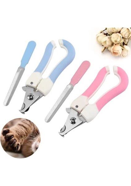 Pembe Profesyonel Huisdier Nagelknipper Hond Kat Rvs Twee-Kleur Arbeidsbesparende Nagelknipper Handig Beauty Schoonmaakproducten (Yurt Dışından) modelleri