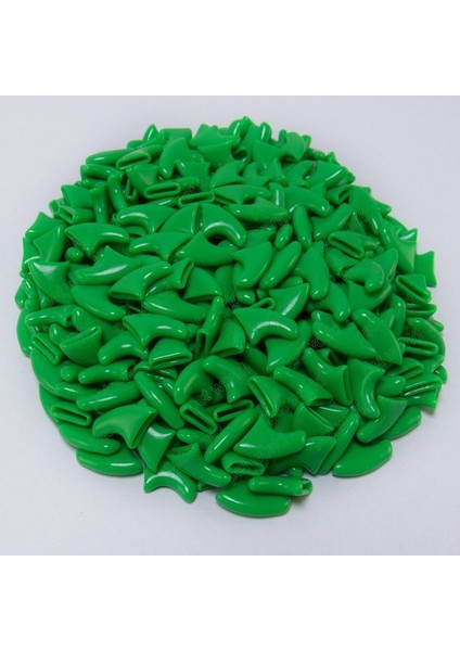 Yeşil Xs 20 Adet Yumuşak Kedi Silikon Tırnak Kapakları / Kedi Tırnak Kapağı / Kedi Pençeleri / Yapışkan Tutkal ve Aplikatör ile Evcil Hayvan Tırnak su Boyut Xs S M L (Yurt Dışından)