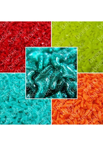 Mix A M Kediler Için 100 Adet Yumuşak Tırnak Kapağı + 5x Yapıştırıcı + 5x Aplikatör /* Xs, S, M, L, Kapak, Kedi, Pençe, Pençe, Zot */ (Yurt Dışından)