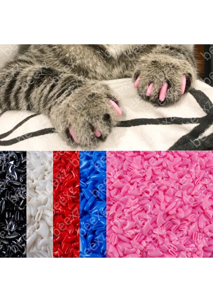 Metal Kırmızı S 20 Adet - Kediler Için Yumuşak Tırnak Başlıkları + 1x Yapışkan Tutkal + 1x Aplikatör /* Xs, S, M, L, Kapak, Kedi, Pençe, Pençe, Ztp */ (Yurt Dışından) fiyatları