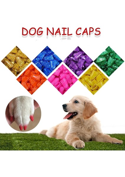 Gül L Renkli Kedi/köpek 20 Adet Silikon Yumuşak Kedi Tırnak Kapakları/kedi Pençe Pençesi/evcil Hayvan Tırnak su/kedi Tırnak Kapağı Tutkal ile Evcil Hayvanlar (Yurt Dışından) fiyatları