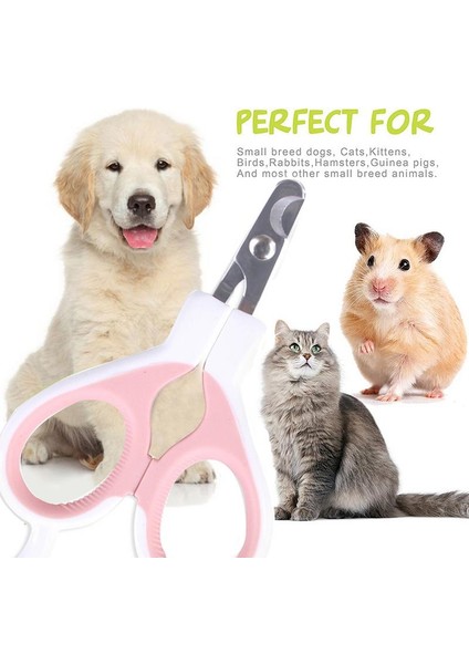 Pembe M Pet Köpek Tırnak Makası Profesyonel Pet Köpek Kedi Tırnak Ayak Pençe Makası Pençe Giyotin Tavşan Yavrusu Gine Bakım Araçları (Yurt Dışından) fiyatları