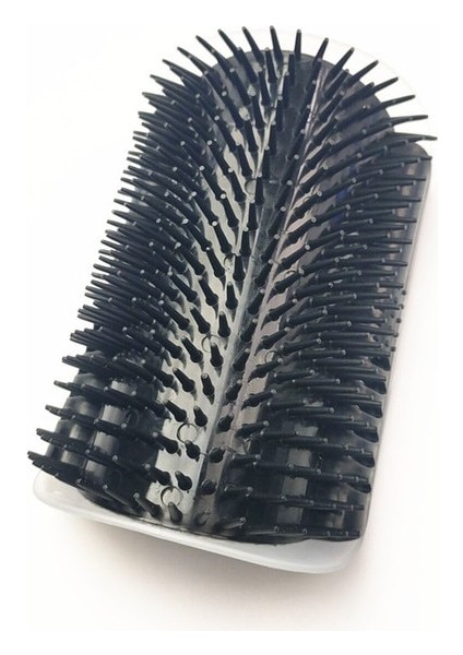 Siyah 15.5cmx8.5cmx4.5cm Kediler Fırça Köşe Scratcher Sürtünme Kedi Masajı Kendini Damat Kedi Nipiyle Evcil Saç Çıkarıcı Fırça Kedi Köpek Bakım Tarağı Evcil Kaynağı (Yurt Dışından)
