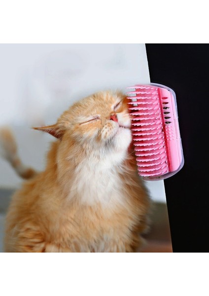 Siyah 15.5cmx8.5cmx4.5cm Kediler Fırça Köşe Scratcher Sürtünme Kedi Masajı Kendini Damat Kedi Nipiyle Evcil Saç Çıkarıcı Fırça Kedi Köpek Bakım Tarağı Evcil Kaynağı (Yurt Dışından) fırsatları