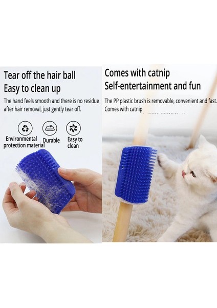 Siyah 15.5cmx8.5cmx4.5cm Kediler Fırça Köşe Scratcher Sürtünme Kedi Masajı Kendini Damat Kedi Nipiyle Evcil Saç Çıkarıcı Fırça Kedi Köpek Bakım Tarağı Evcil Kaynağı (Yurt Dışından) indirimleri
