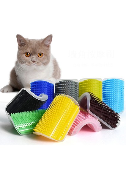 Mavi 2 Adet Kediler Fırça Köşe Kedi Masajı Kendini Damat Tarak Fırça Kedi Bir Gıdıklama Tarağı ile Yüzünü Ovalar Kedi Ev Hayvanı Ürünü (Yurt Dışından) modelleri