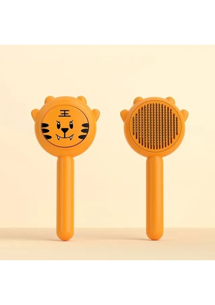 B Kedi Fırçası Sevi mli Desen Kendi Kendini Temizleyen Dayanıklı Kedi Tarağı Evcil Hayvan Bakım Fırçası Saç Çıkarıcı Tarak Köpek Fırçası Saç Çıkarıcı Evcil Hayvan Malzemeleri (Yurt Dışından)