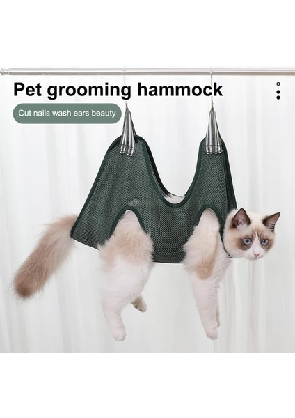 Pembe L Pet Bakım Hamak Kedi Köpek Bakım Tırnak Kesme Anti Scratch Bite Banyo Kırpma Kısıtlama Çantası Asılı Pet Malzemeleri (Yurt Dışından) fiyatları