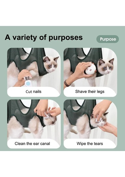 Pembe L Pet Bakım Hamak Kedi Köpek Bakım Tırnak Kesme Anti Scratch Bite Banyo Kırpma Kısıtlama Çantası Asılı Pet Malzemeleri (Yurt Dışından) indirimleri