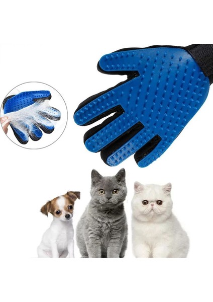 Mavi Sağ Köpek Kedi Pet Tarak Bakım Fırçası Eldiven Temizlik Sırt Masajı Hayvan Banyo Epilasyon (Yurt Dışından) fiyatları