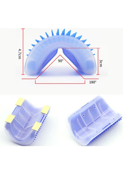 Gy 13X8.5X4.7 cm Kedi Fırça Köşe Kediler Masaj Kendini Damat Tarak Duvar Fırçası Ovalar Kedi Nipiği Gıdıklama Tarak ile Yüz Kedi Bakım Aksesuarları (Yurt Dışından) indirimleri