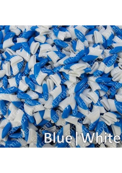 Kediler Için Çift Mavi Xs 20'li Yumuşak Tırnak Kapakları + 1x Yapıştırıcı Tutkal + 1x Aplikatör /* Xs, S, M, L, Kapak, Kedi, Pençe, Pençe, Zqy */ (Yurt Dışından)
