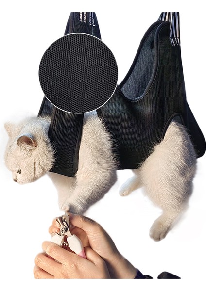 Siyah S Köpek Bakım Hamak Yardımcı Kedi Yumuşak Hammocls Evcil Hayvanlar Güzellik Tırnak Döşeme Kısıtlama Araçları Köpek Kırpma Banyo Çantası Dropshipping (Yurt Dışından) fiyatları