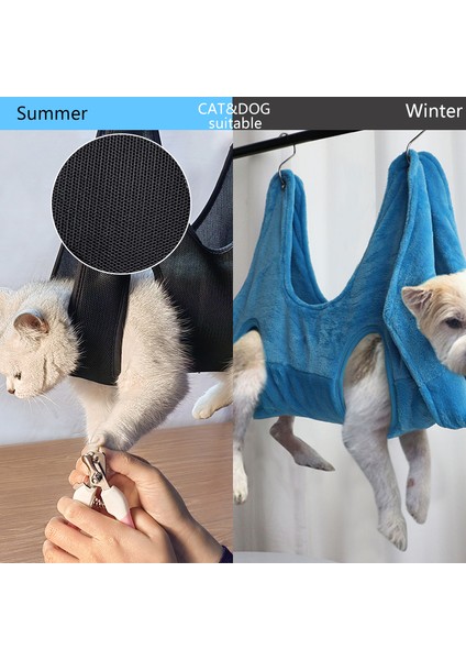 Siyah S Köpek Bakım Hamak Yardımcı Kedi Yumuşak Hammocls Evcil Hayvanlar Güzellik Tırnak Döşeme Kısıtlama Araçları Köpek Kırpma Banyo Çantası Dropshipping (Yurt Dışından) indirimleri