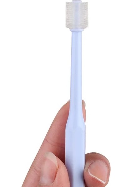 Mavi Kedi Diş Fırçası Yumuşak Saç Fırçası Kediler Için Ağız Temizleme Kedi Fırçası Diş Temizleme Pet Bakım Kediler Diş Fırçası Evcil Hayvan Ürünleri (Yurt Dışından)