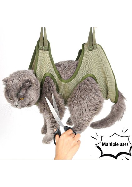 Siyah 2-6 kg Kedi Bakım Tırnak Kesme, Çizilmez Isırık Sabit Çanta Banyo Kırpma Kısıtlama Çantası Pet Güzellik Hamak Asılı Pet Malzemeleri Seti (Yurt Dışından) fiyatları
