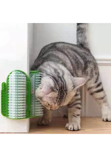 Yeşil 13X15.5CM Kedi Fırça Köşe Kediler Masaj Kendini Damat Tarak Duvar Fırçası Kedi Nipiyle Yüz Kedi Yüz Scratcher Kedi Aksesuarları Için Ovur (Yurt Dışından) fiyatları