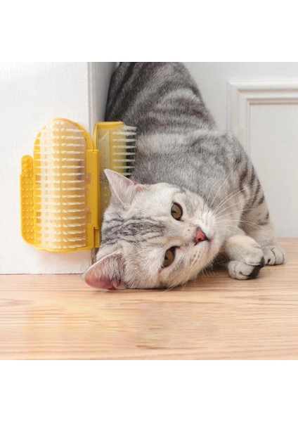 Yeşil 13X15.5CM Kedi Fırça Köşe Kediler Masaj Kendini Damat Tarak Duvar Fırçası Kedi Nipiyle Yüz Kedi Yüz Scratcher Kedi Aksesuarları Için Ovur (Yurt Dışından) fırsatları