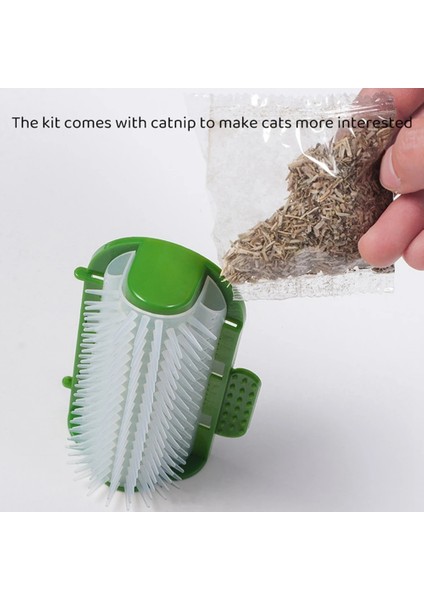 Yeşil 13X15.5CM Kedi Fırça Köşe Kediler Masaj Kendini Damat Tarak Duvar Fırçası Kedi Nipiyle Yüz Kedi Yüz Scratcher Kedi Aksesuarları Için Ovur (Yurt Dışından) indirimleri